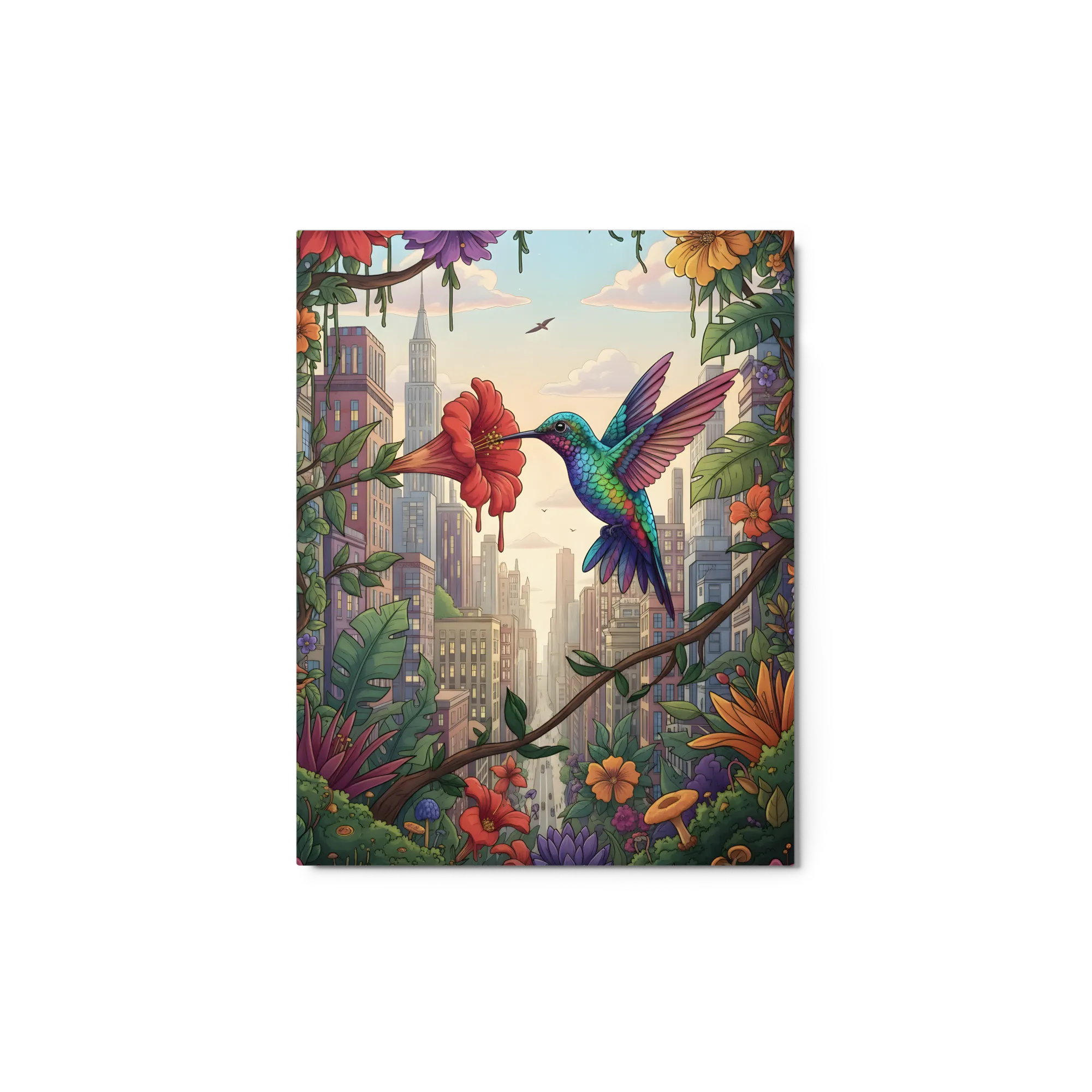 Urban Bloom: Hummingbird
