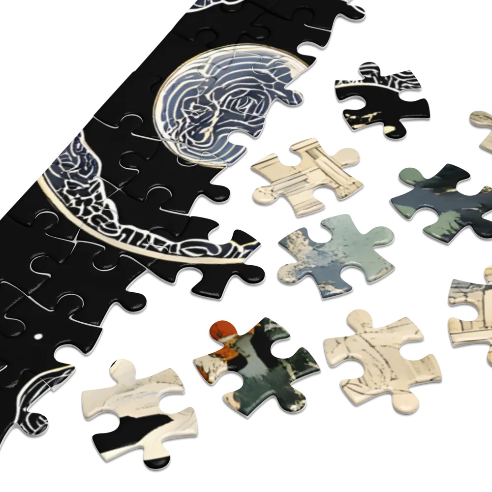 Jardim Celestial da Pagoda 
 Puzzle em caixa de metal
