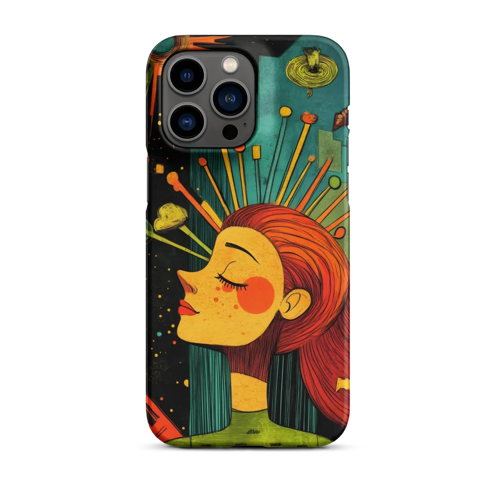 Cosmic Portrait of a Woman | Phone Case