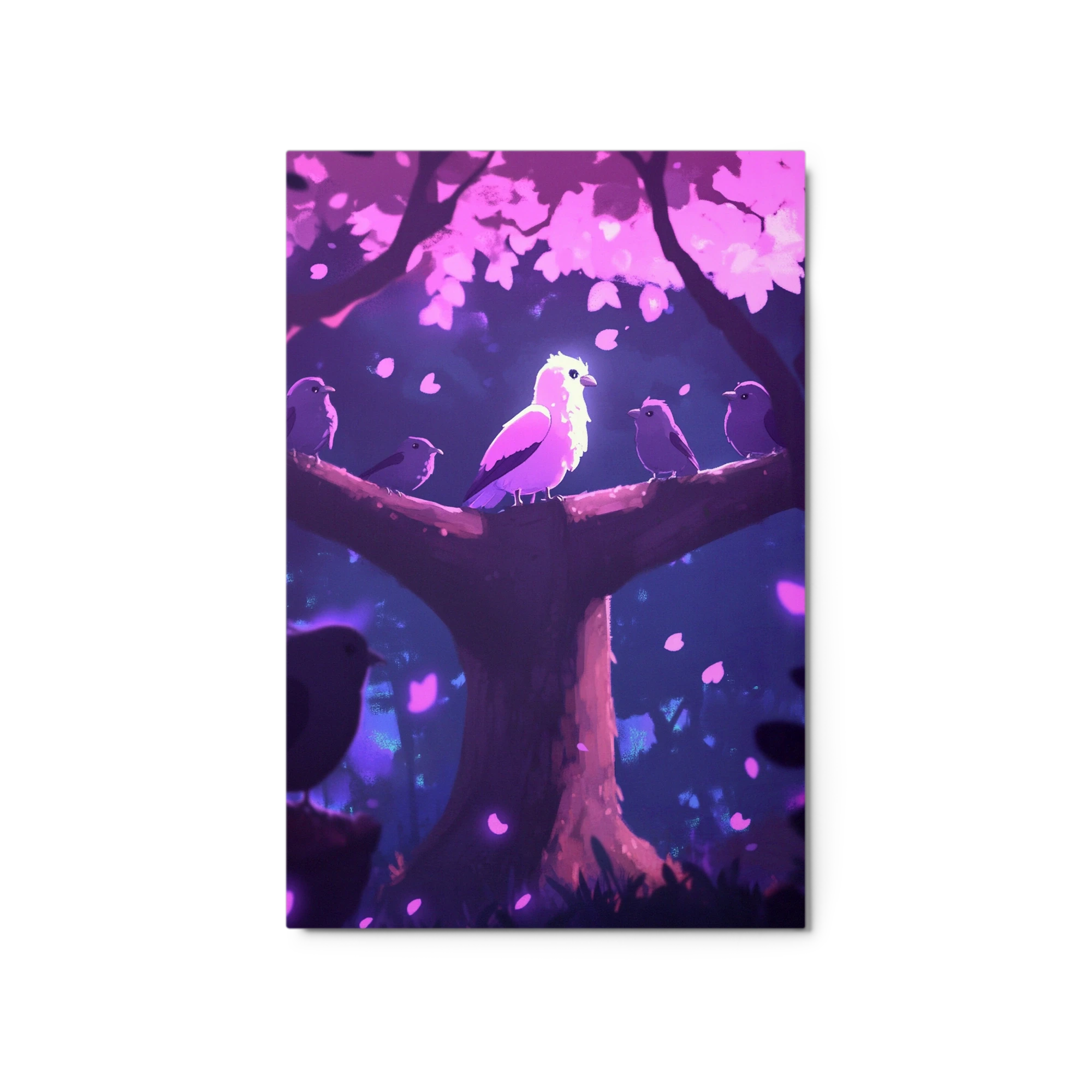 White Bird Among Gray Birds