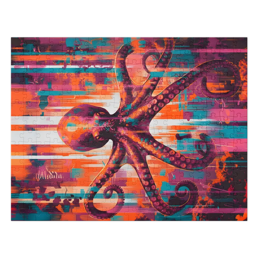 Neon Octopus | Jigsaw Puzzles