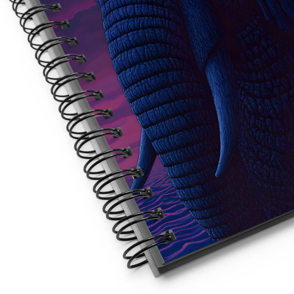 Elephant's Surreal Twilight 
 Spiral Notebook | 140 pages
