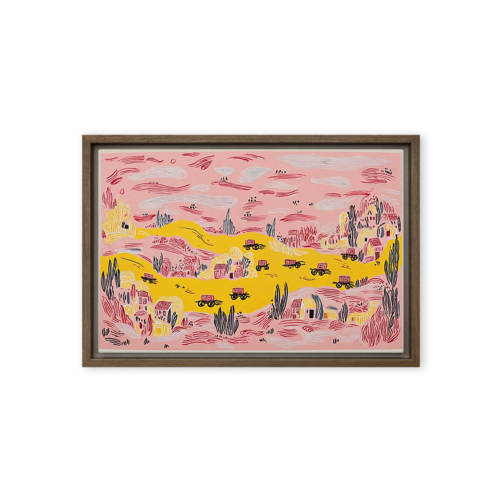 Pink Sky Harvest