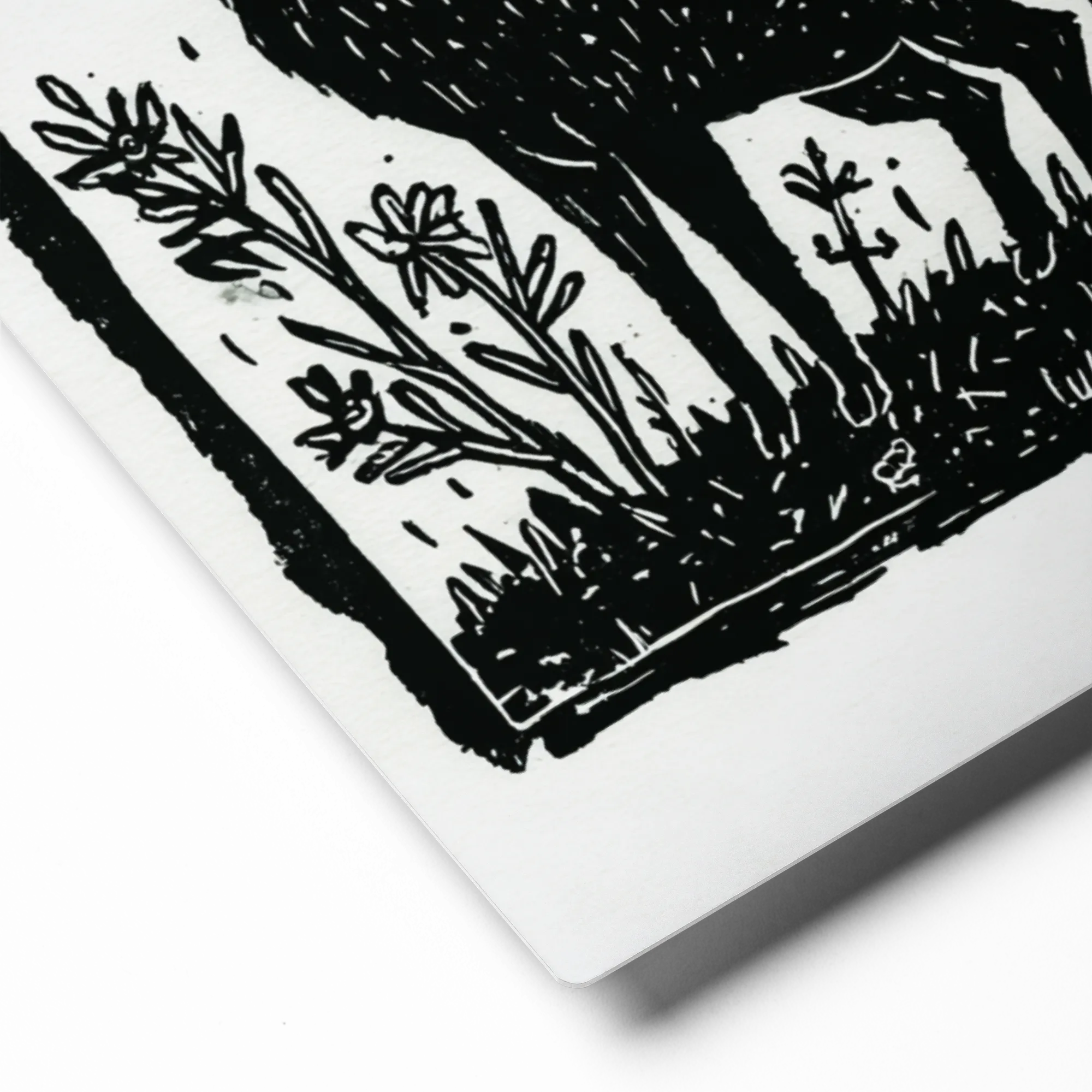 The Mystic Stag 
 Canvas with Black Frame