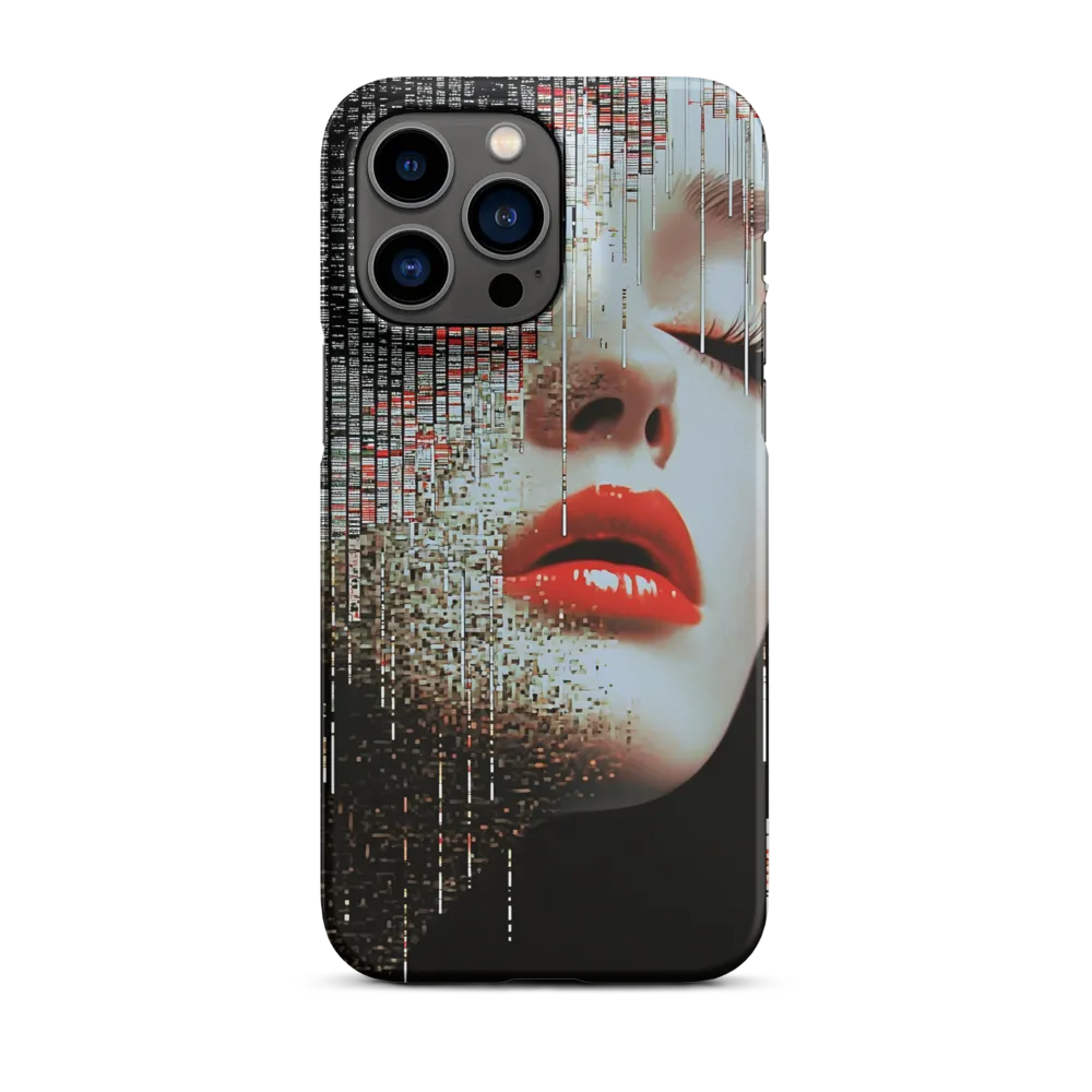 Abstract Digital Portrait of a Woman | Phone Case