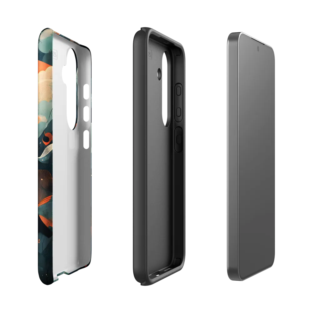 Geometric Mountain Vista | Phone Case
