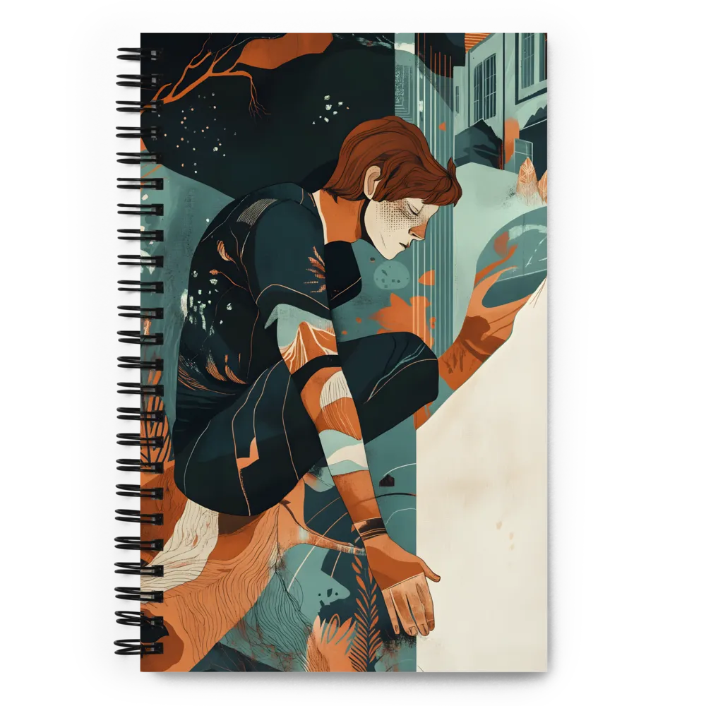 Pondering in the Abstract 
 Spiral Notebook | 140 pages