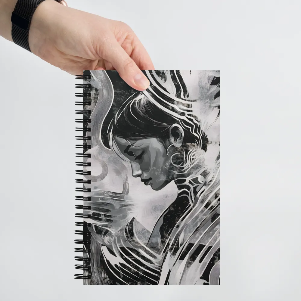 Whispers in Monochrome 
 Spiral Notebook | 140 pages