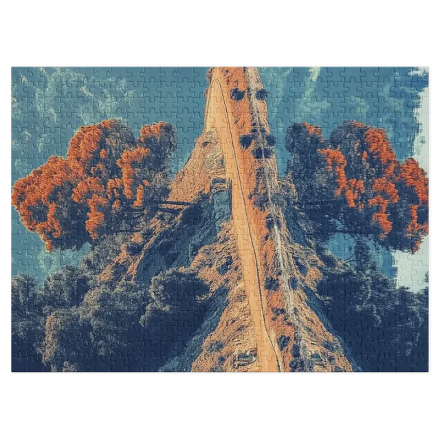 Solitary Tree Reflection in Landscape | Jigsaw Puzzle (252/520 pieces)