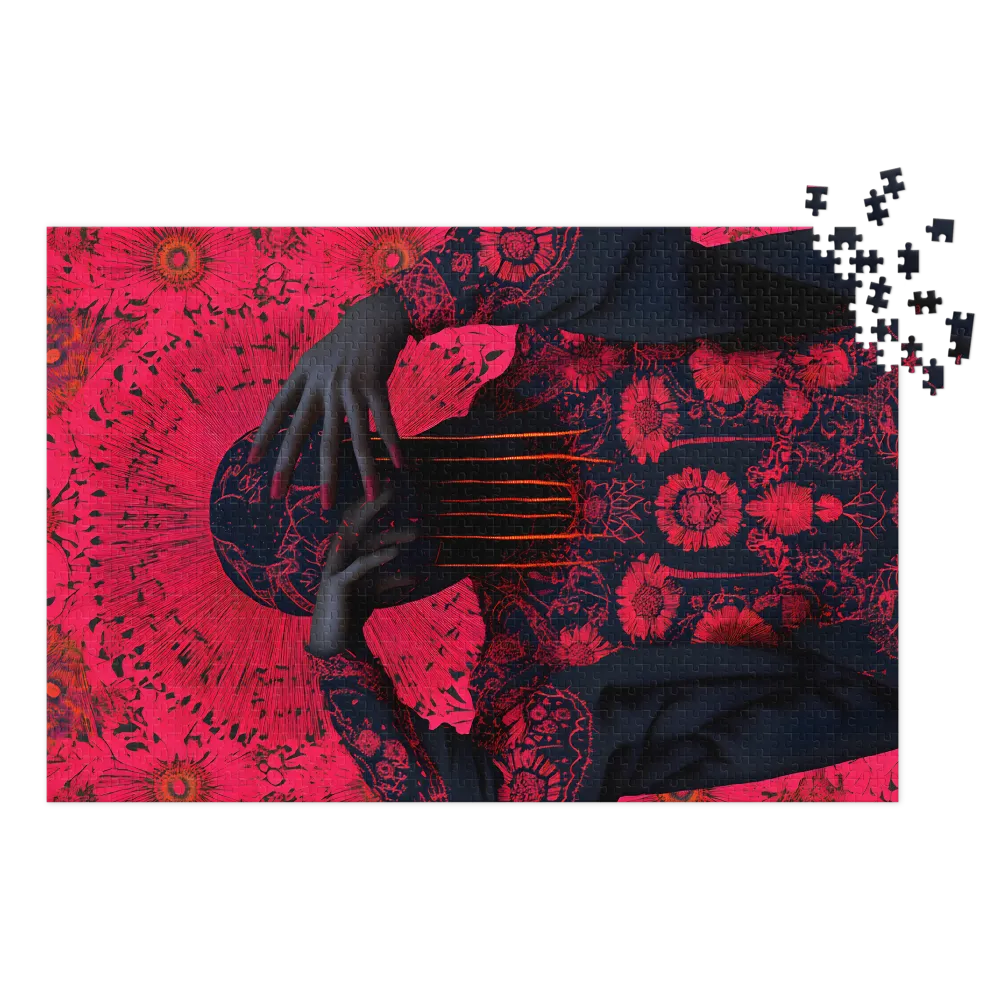 Surreal Floral Figure Art