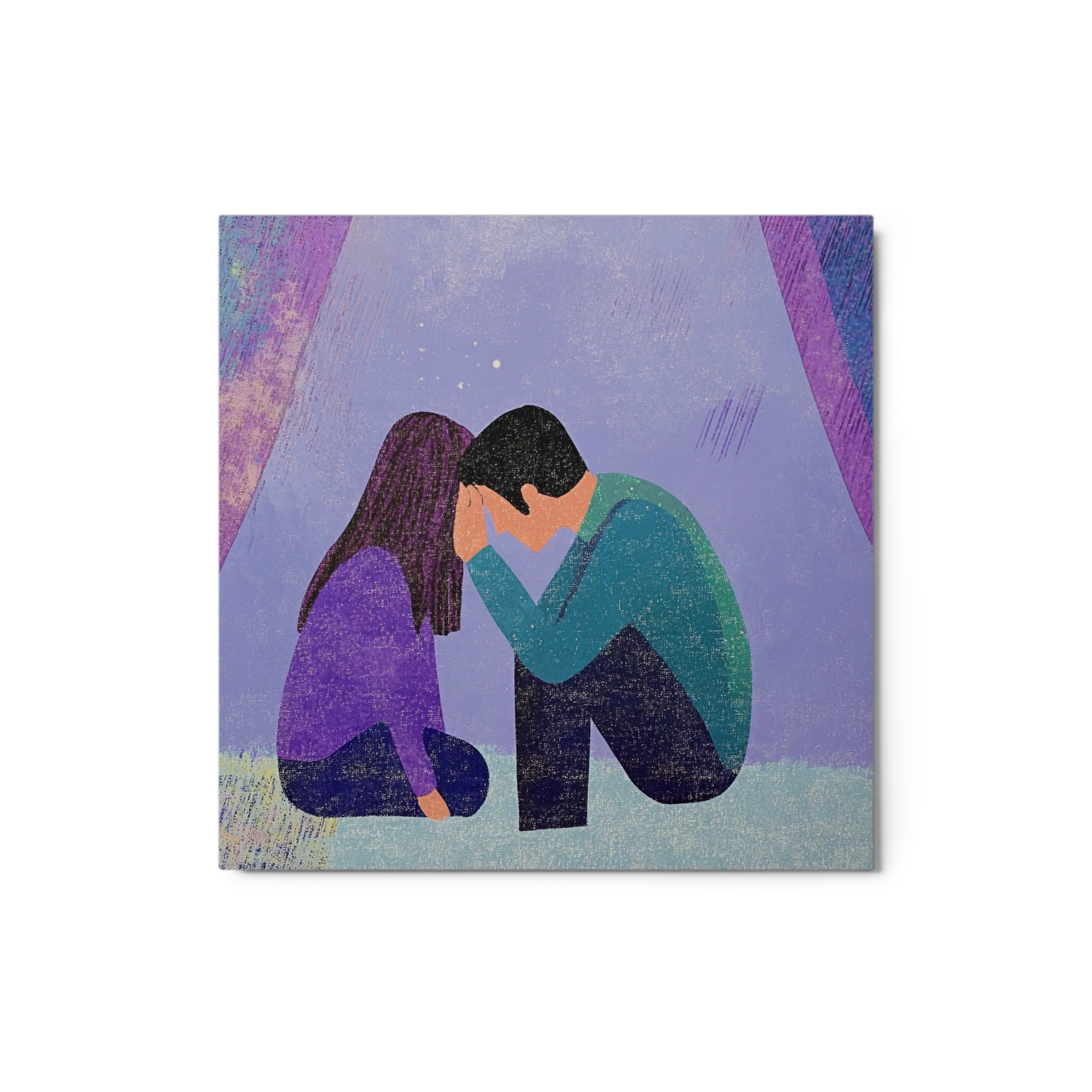 Couple in Emotional Connection