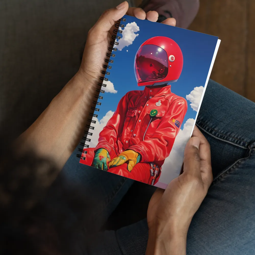 The Crimson Pilot 
 Spiral Notebook | 140 pages