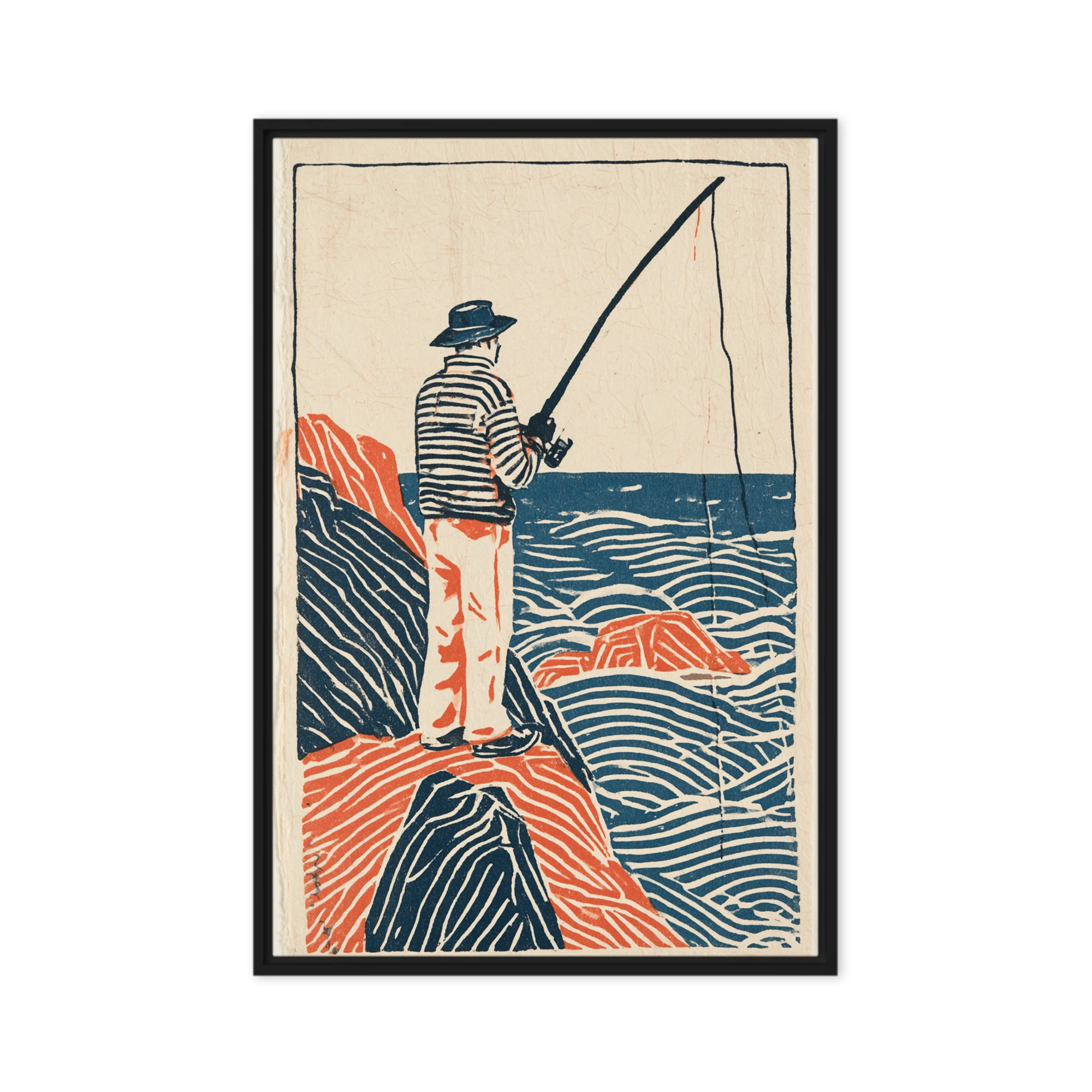 Fisherman at Sea | Art Print