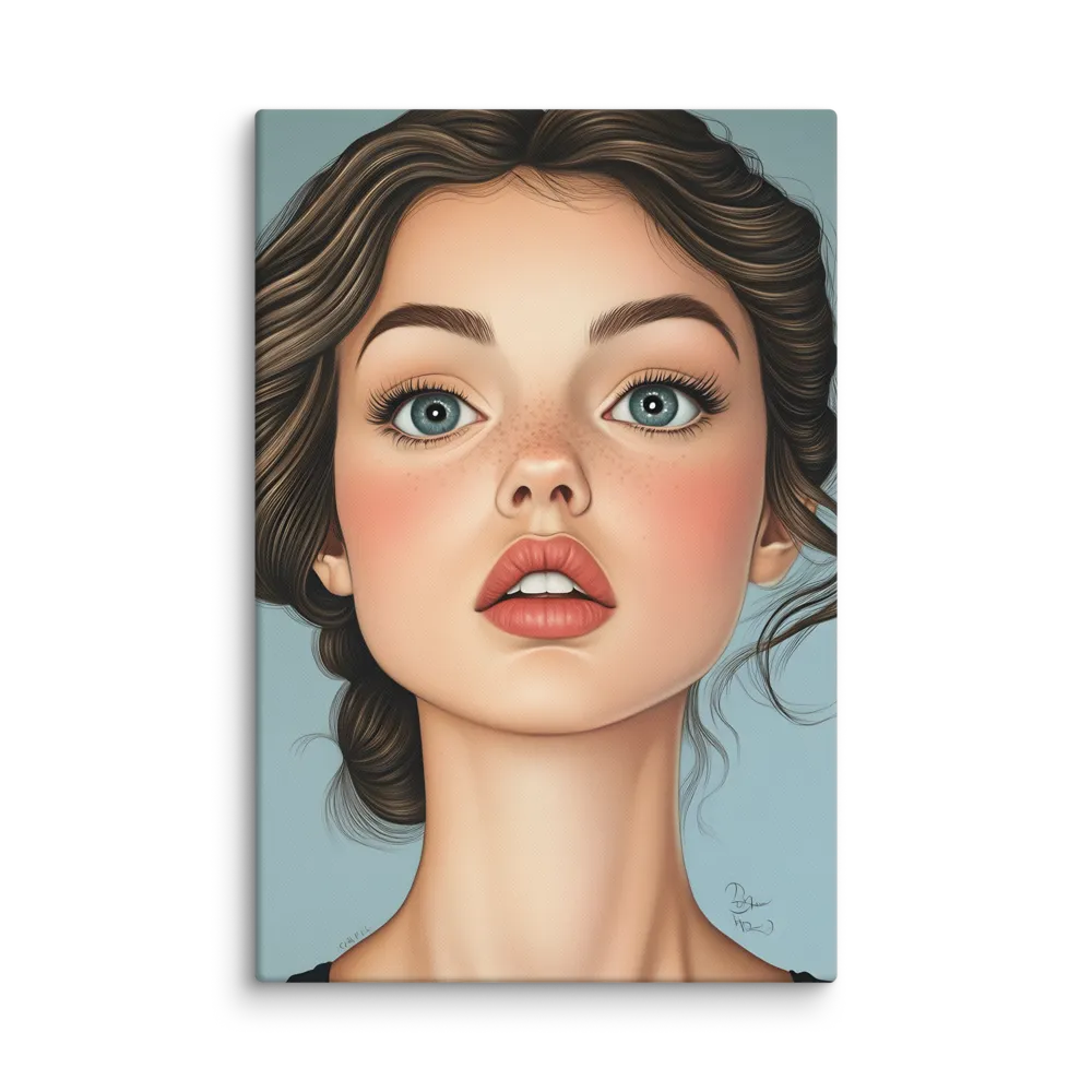 Freckled Beauty Portrait 
 Canvas | 40″x 60″