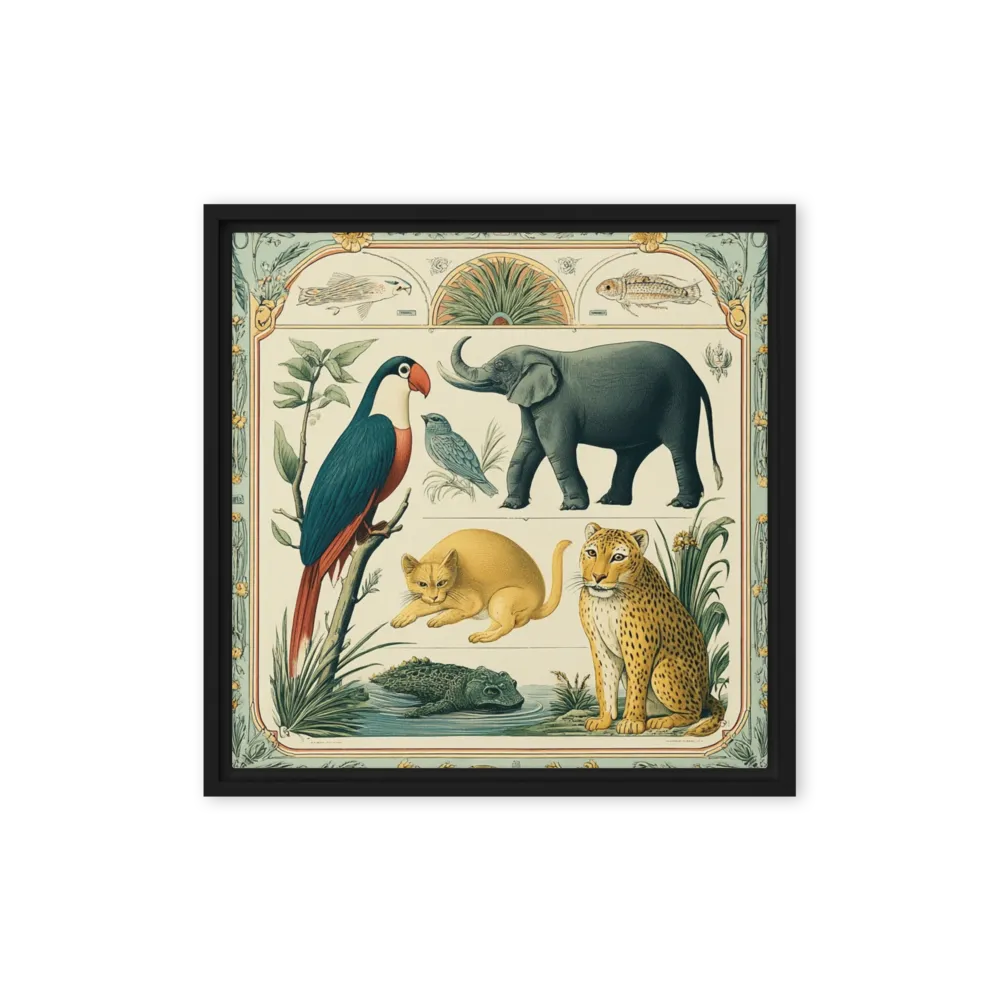 The Naturalist's Menagerie 
 Canvas | 20″x 20″