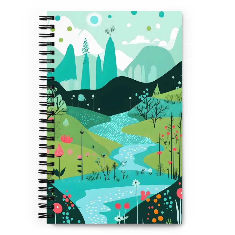 Whimsical River Valley 
 Spiral Notebook | 140 pages