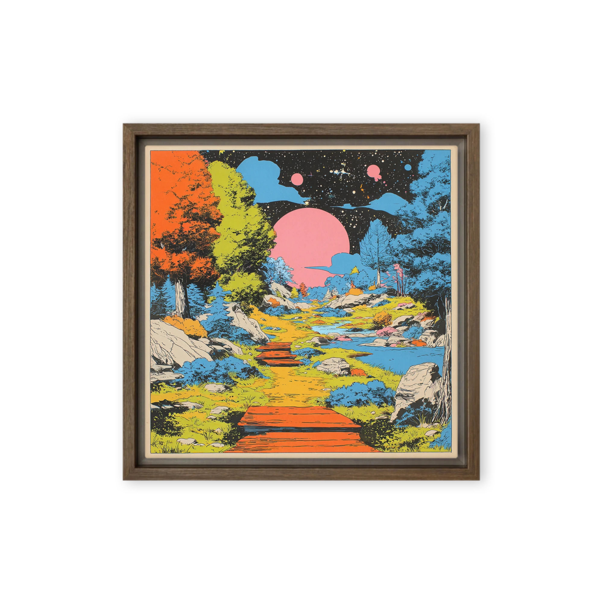 Pink Moon Path | Art Print