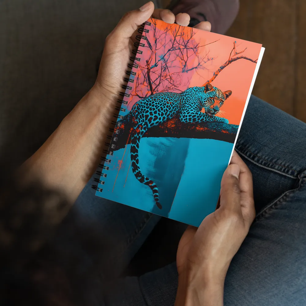 Electric Leopard Roost 
 Spiral Notebook | 140 pages