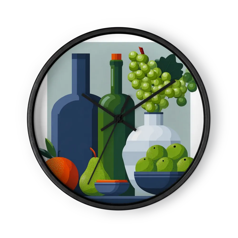 Nature Morte aux Fruits | Horloge murale