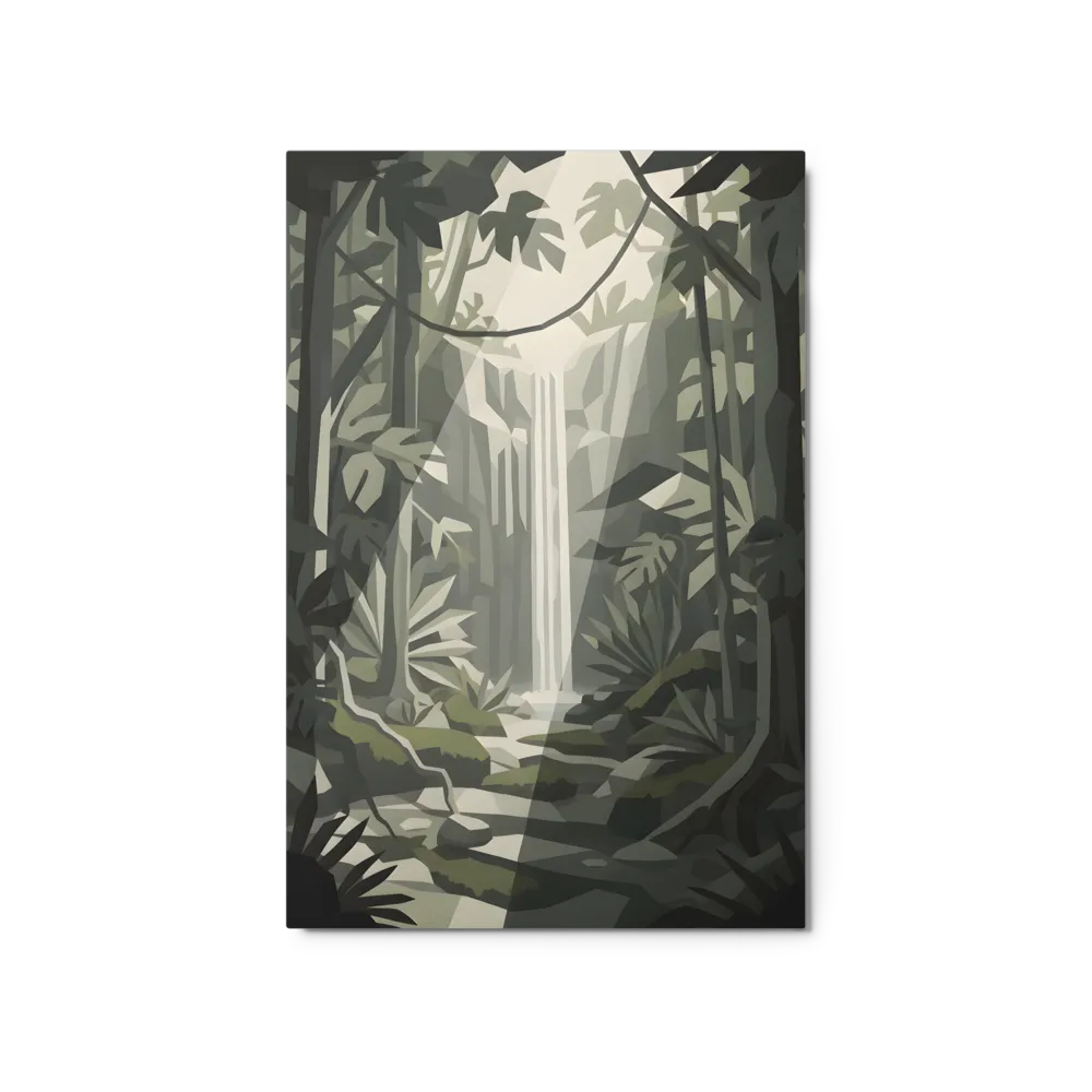 Emerald Falls 
 Canvas | 8″x 12″