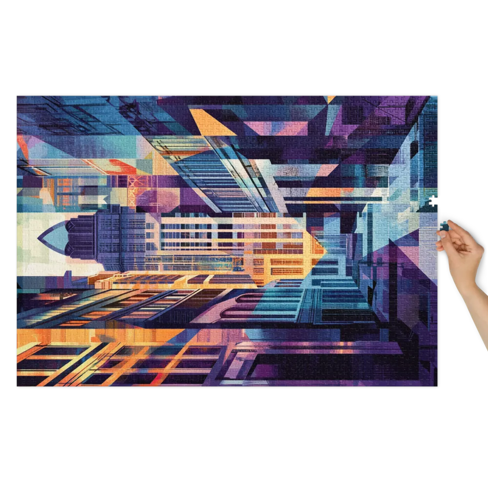 Geometria Urbana 
 Puzzle em caixa de metal