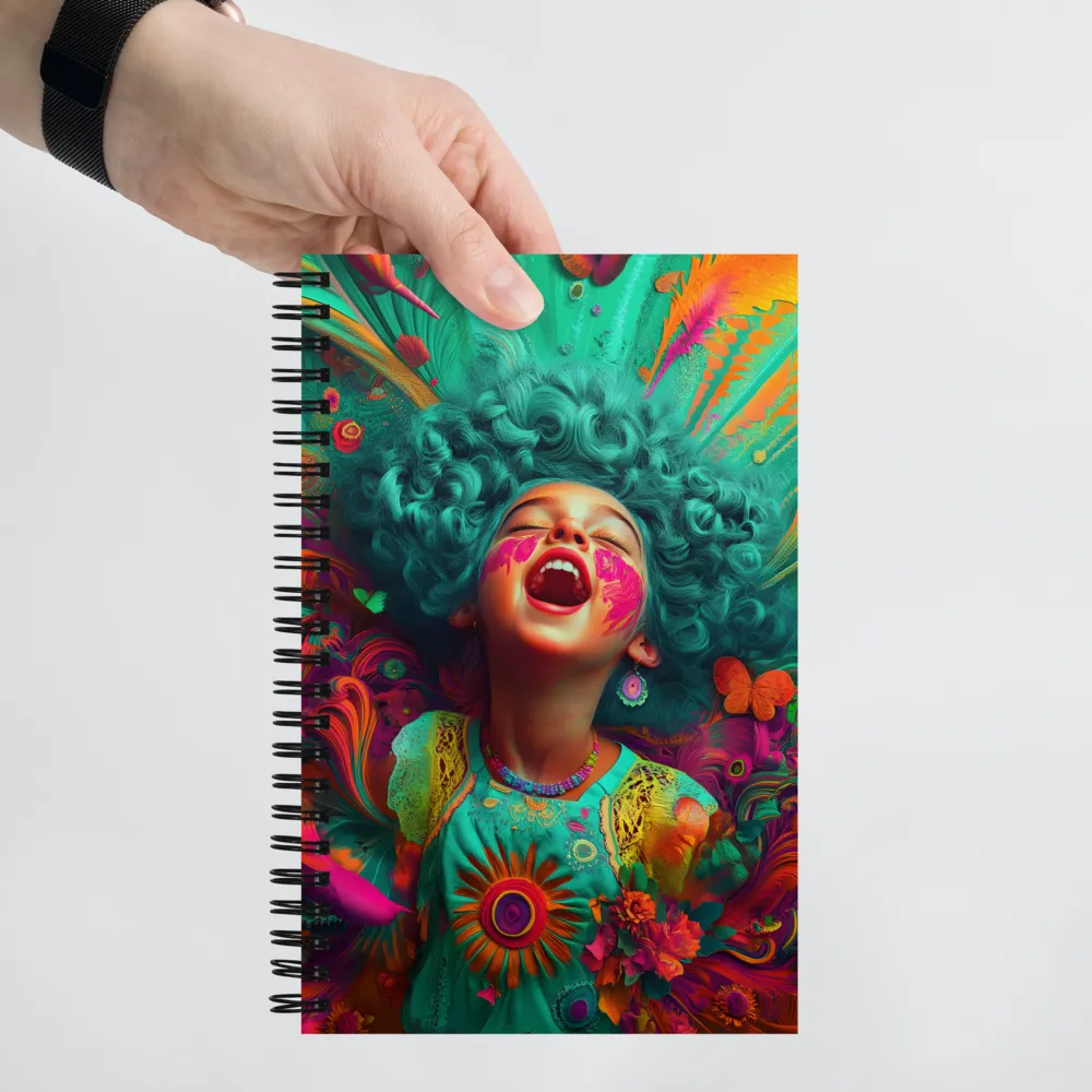 Exuberant Chroma Dream 
 Spiral Notebook | 140 pages