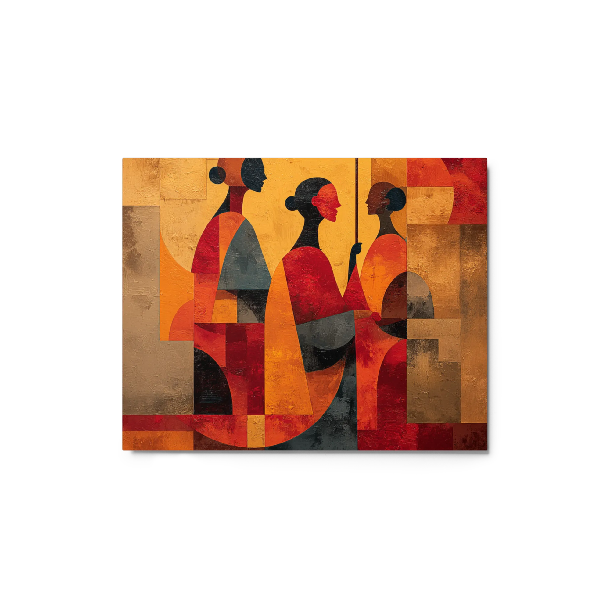 Shelter in Gold and Red