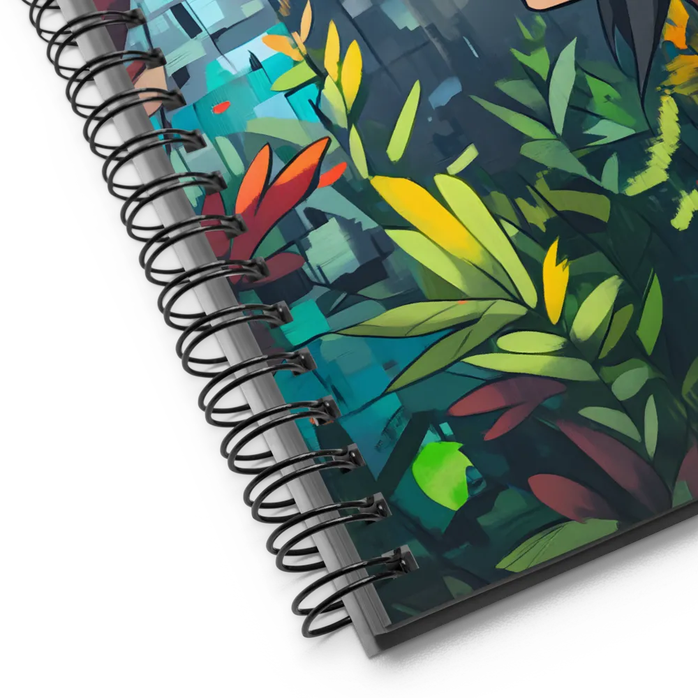 Enchanted Urban Forest 
 Spiral Notebook | 140 pages