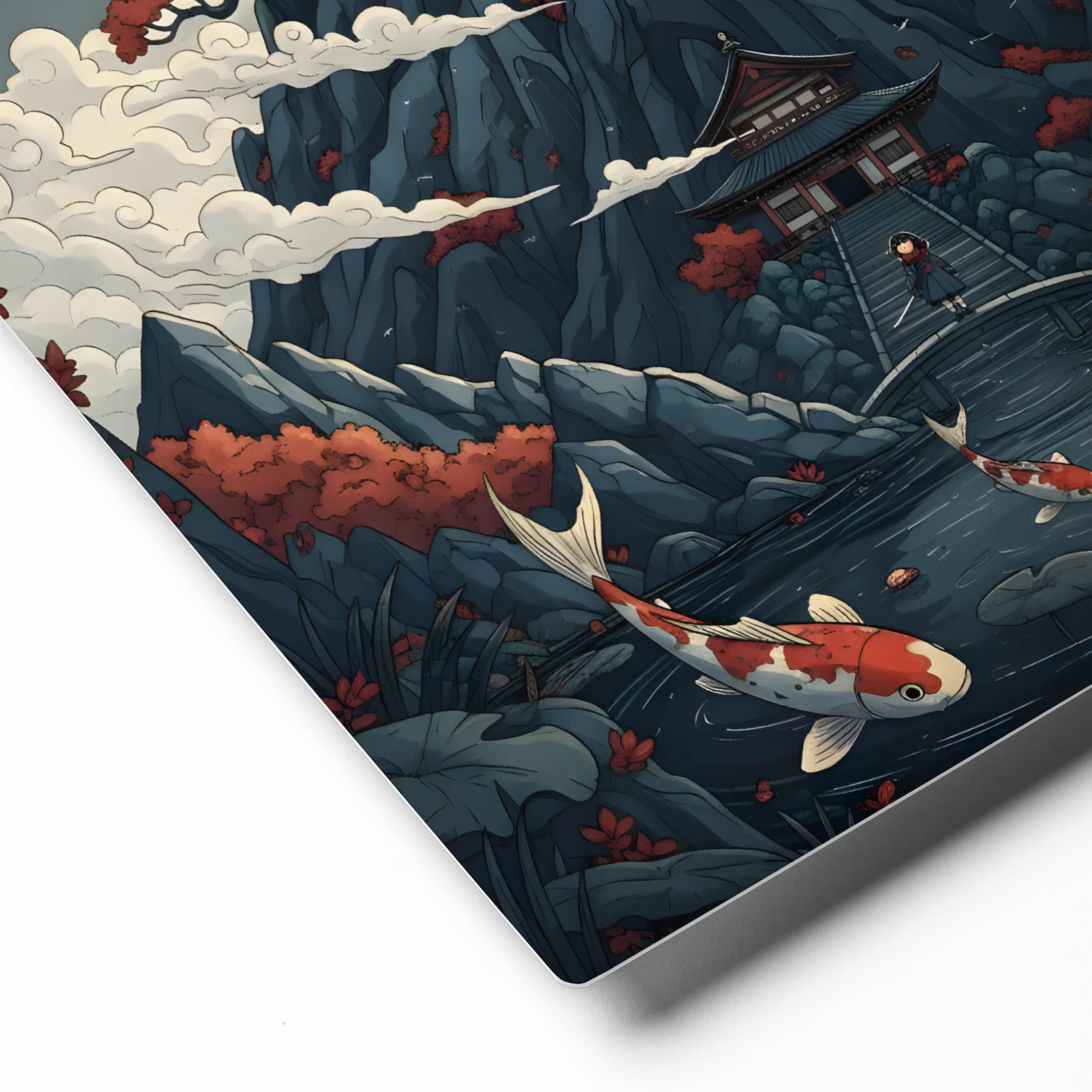 Night Ascent Ukiyo-e | Art Print