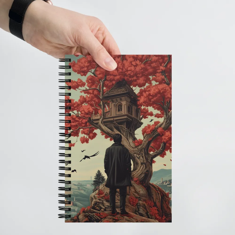 The Crimson Haven 
 Spiral Notebook | 140 pages