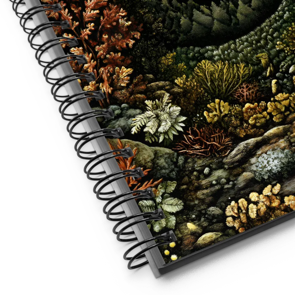 Whispers of the Moonlit Forest 
 Spiral Notebook | 140 pages