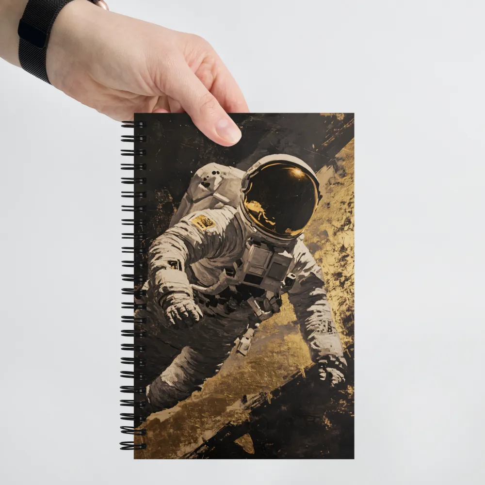 Cosmic Gilded Journey 
 Spiral Notebook | 140 pages