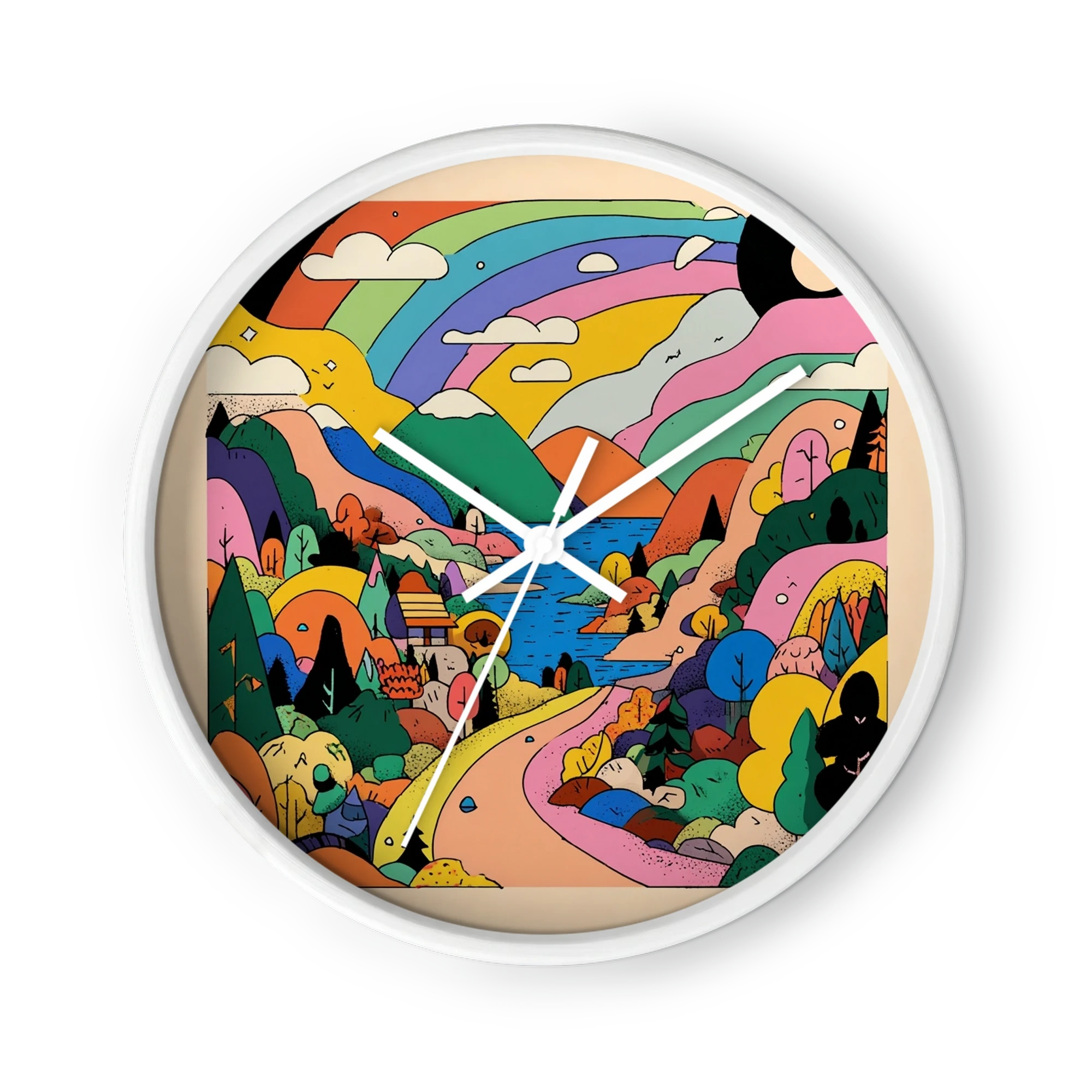 Vibrant Rainbow Valley