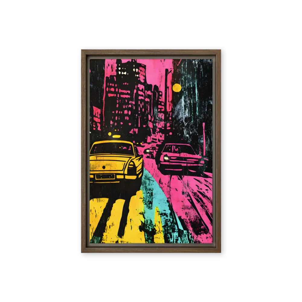 Neon Pulse 
 Metal Print | 20″x 30″