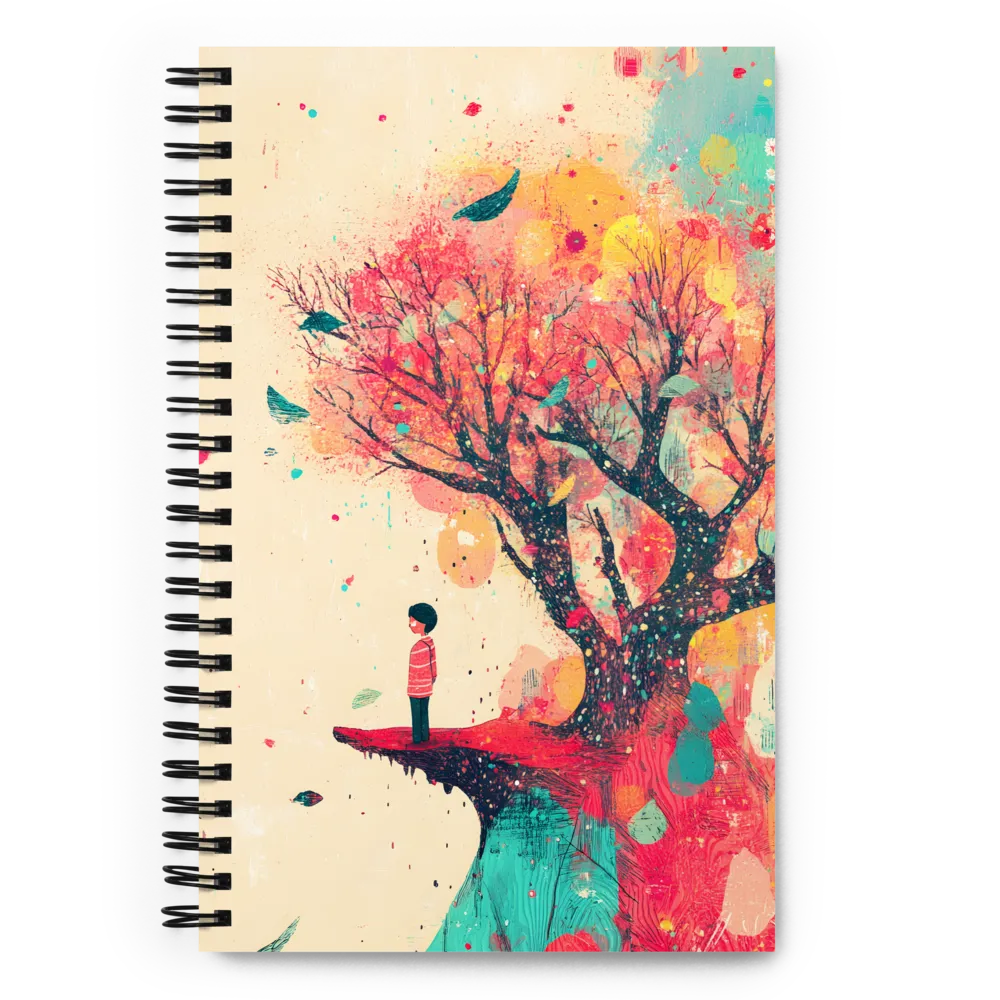 Whimsical Tree of Colors 
 Spiral Notebook | 140 pages