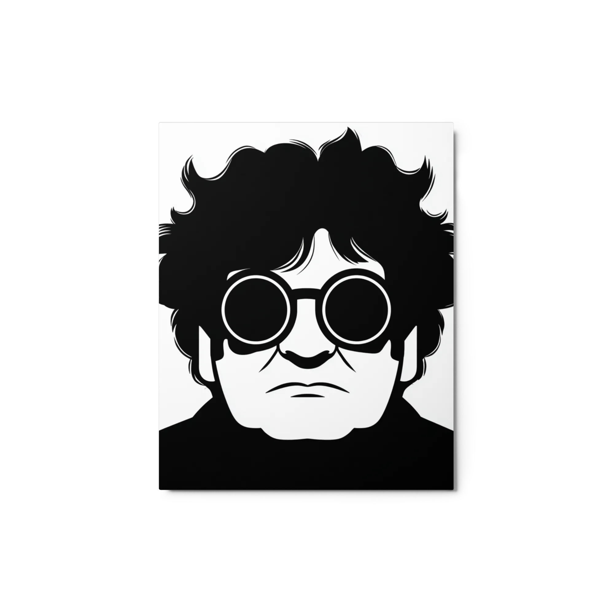 Pensive Man in Glasses