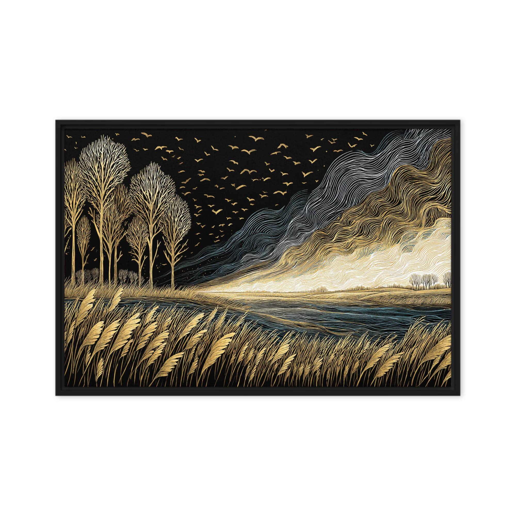 Golden Fields and Whispering Winds | Art Print