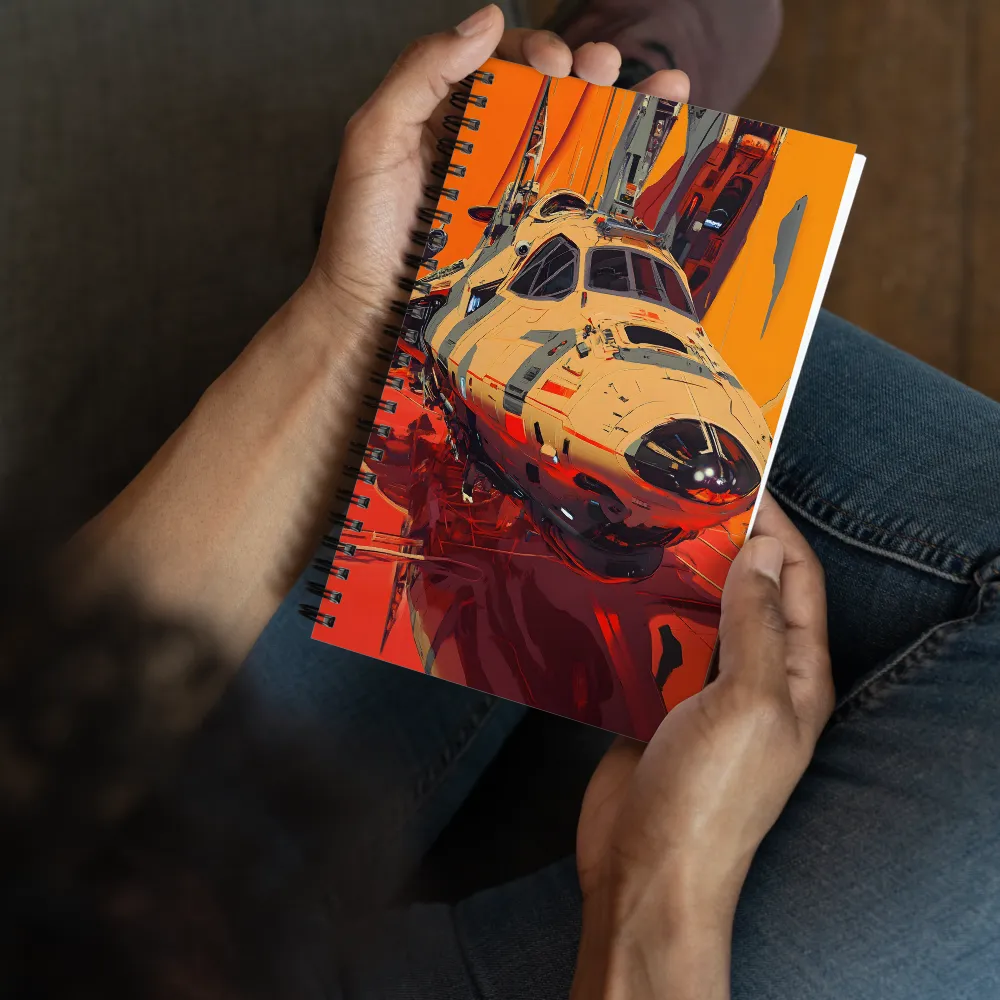 Hangar Bay Odyssey 
 Spiral Notebook | 140 pages