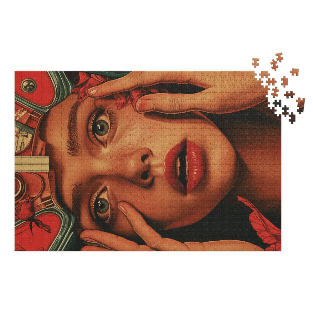 Close-Up Woman Portrait | Jigsaw Puzzle (252/520 pieces)