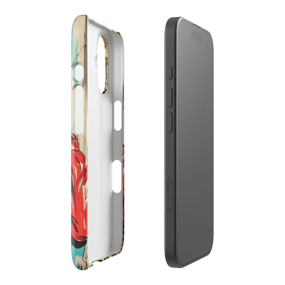 Pensive Gaze 
 Samsung Galaxy S10 | Snap Case