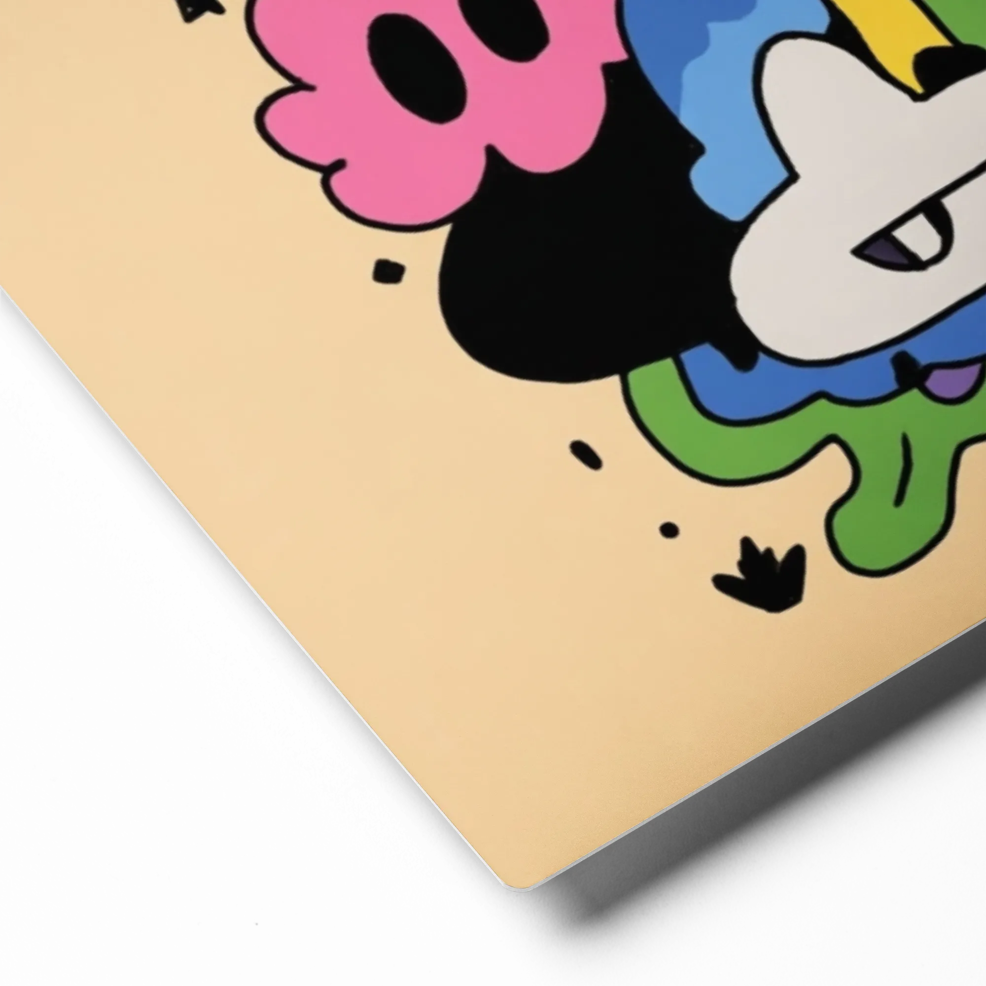Chaos of Characters 
 Canvas | 8″x 8″