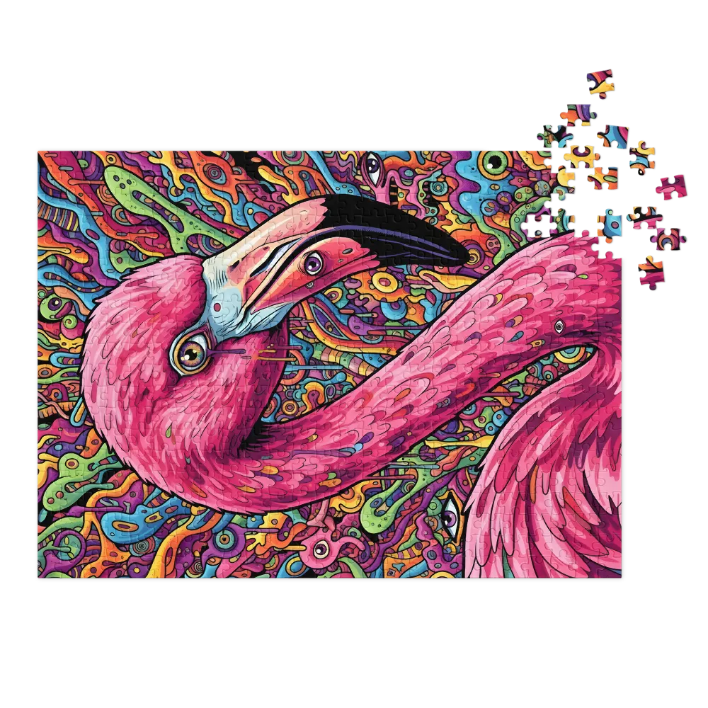 Psychedelic Flamingo