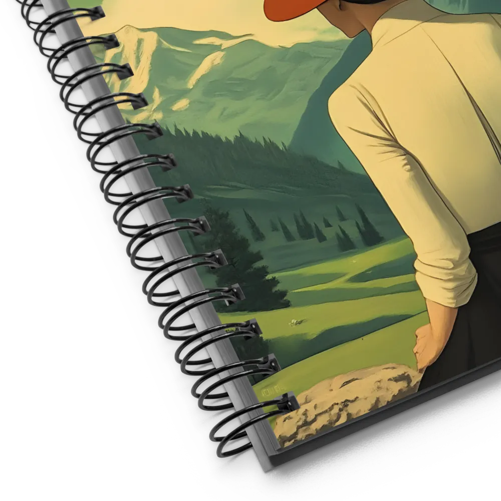 Autumn Mountain Vista 
 Spiral Notebook | 140 pages