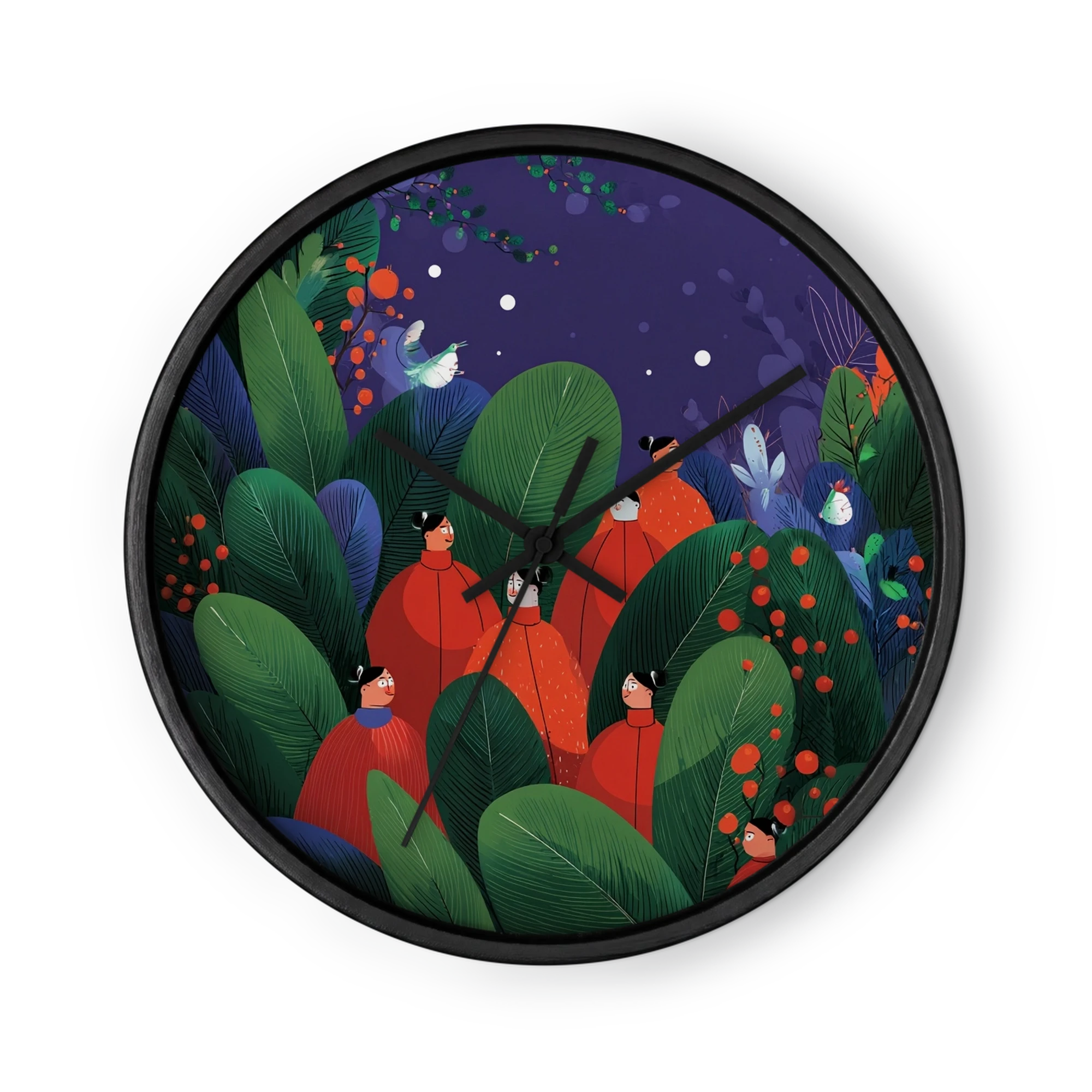 Red Cloaks in the Foliage