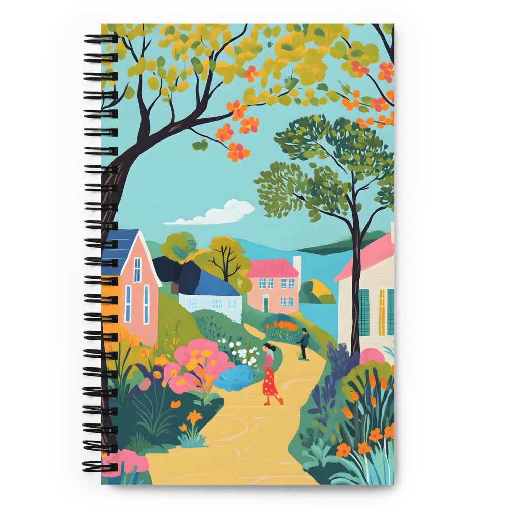 Lakeside Village Stroll 
 Spiral Notebook | 140 pages