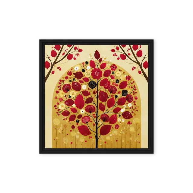 Crimson Tree of Life | Art Print