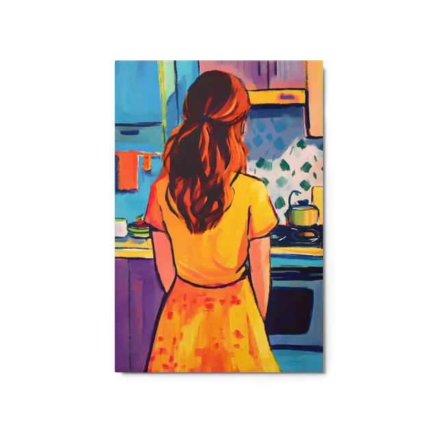 Woman in the Kitchen | Art Print