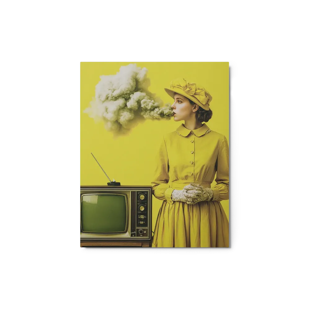 Retro Smoke Portrait | Art Print