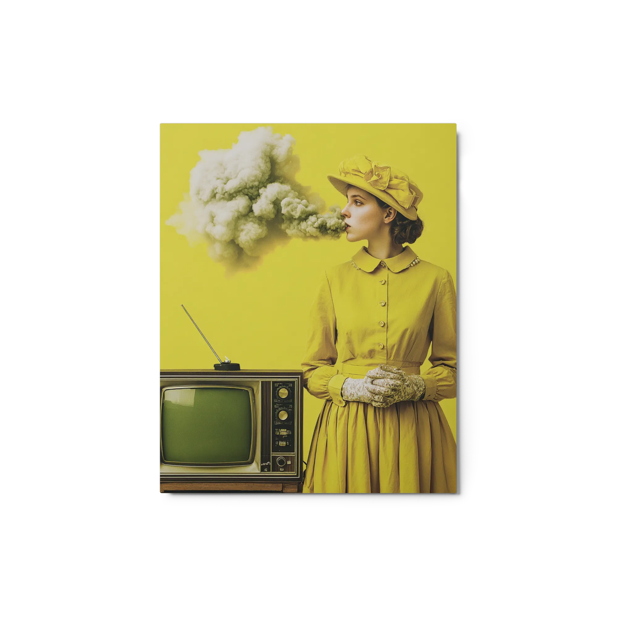 Retro Smoke Portrait