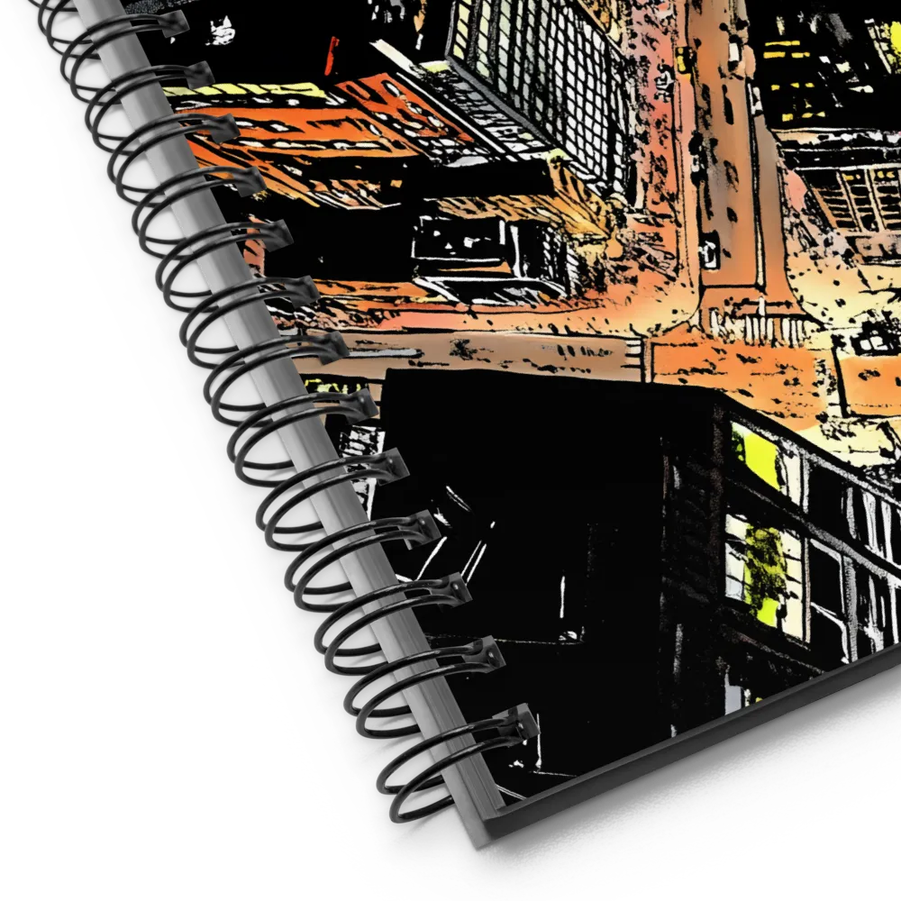 Urban Night Vigil 
 Spiral Notebook | 140 pages